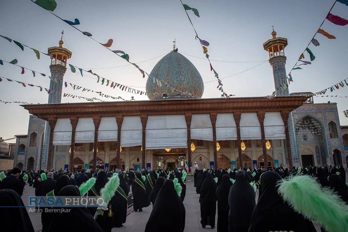 مراسم روز گرامیداشت حضرت احمد بن موسی الکاظم (ع) در شیراز&lrm;
