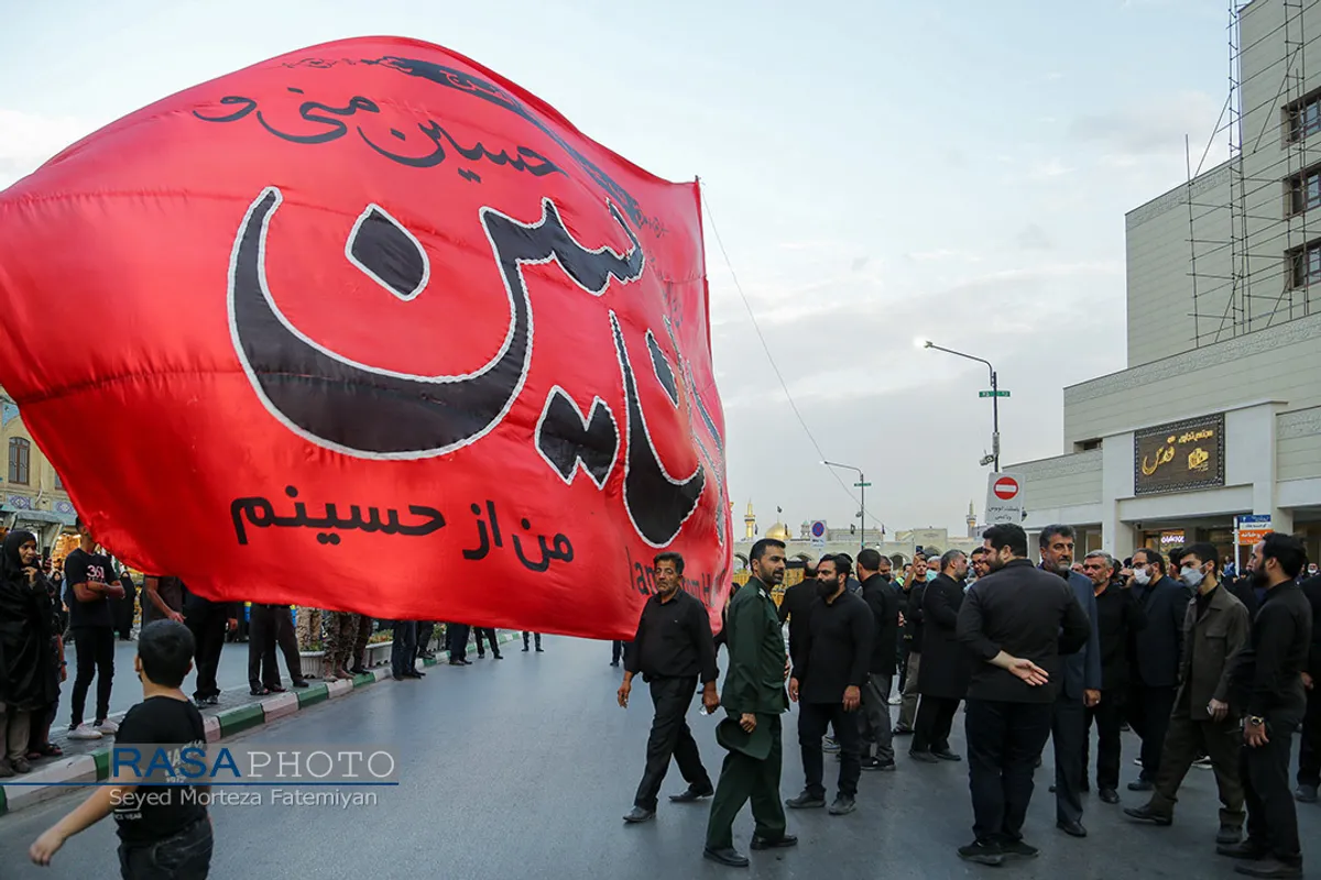تشییع پیکر پاک شهدای خانطومان در مشهد مقدس