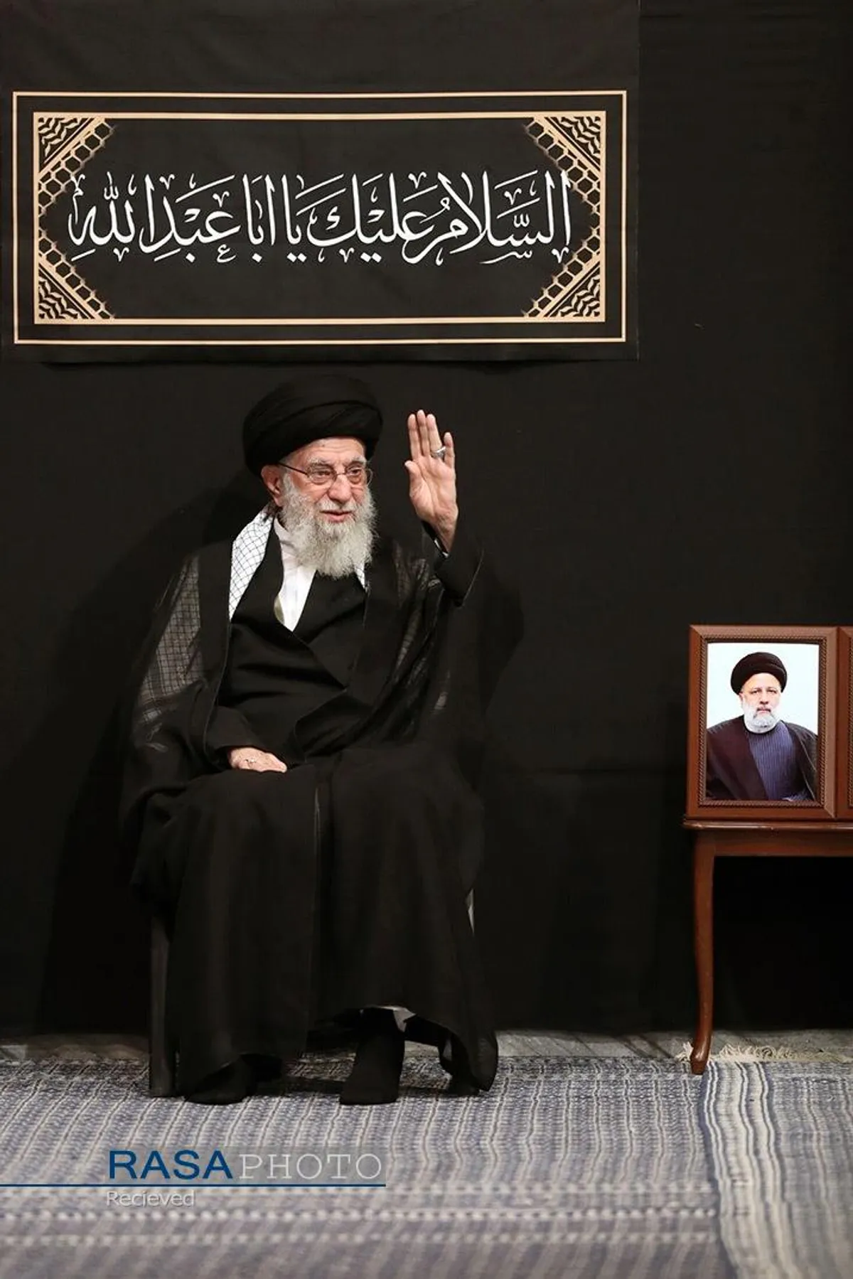 مراسم عزاداری شب عاشورای حسینی (علیه&zwnj;السلام) با حضور رهبر انقلاب