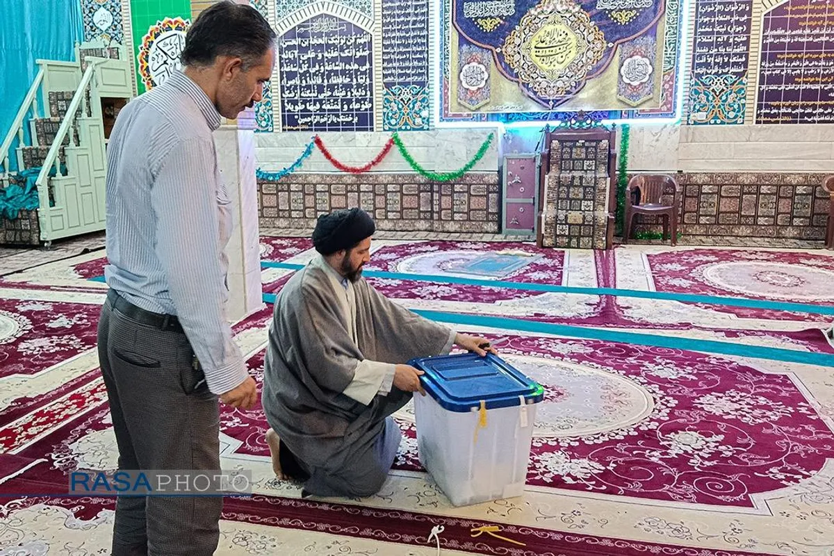 یک روز پر تلاش مسئولان شعبه اخذ رای