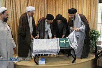 مراسم رونمایی از دانشنامه فقه اهل بیت (ع) در مجمع نمایندگان طلاب