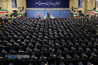 دیدار فرماندهان و کارکنان نیروی هوایی ارتش با حضرت آیت الله خامنه ای فرمانده کل قوا