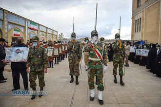آیین گلاب شویی مضجع شریف حضرت احمدبن موسی الکاظم (ع) &lrm;&lrm;