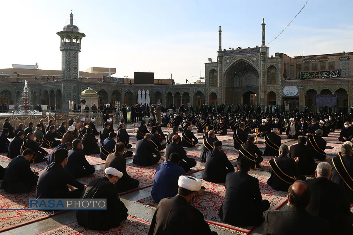 خطبه&zwnj;خوانی خادمان حرم کریمه اهل&zwnj;بیت (س) در روز شهادت امام موسی کاظم (ع)