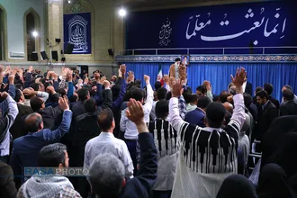دیدار هزاران نفر از معلمان و فرهنگیان به&zwnj;مناسبت روز معلم با رهبر انقلاب