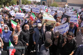 راهپیمایی نمازگزاران شیراز در محکومیت آشوبگری&zwnj;های اخیر