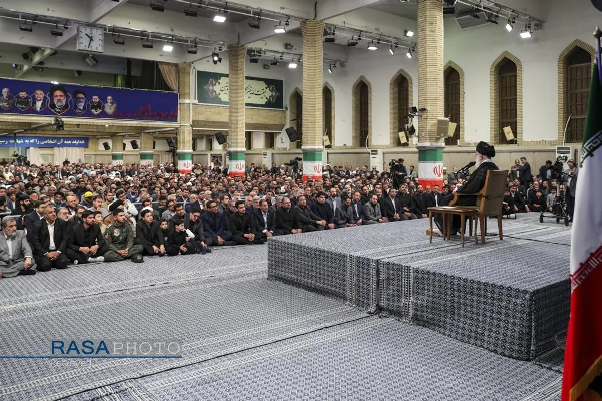 مراسم بزرگداشت شهید رئیسی و شهدای خدمت با حضور رهبر انقلاب