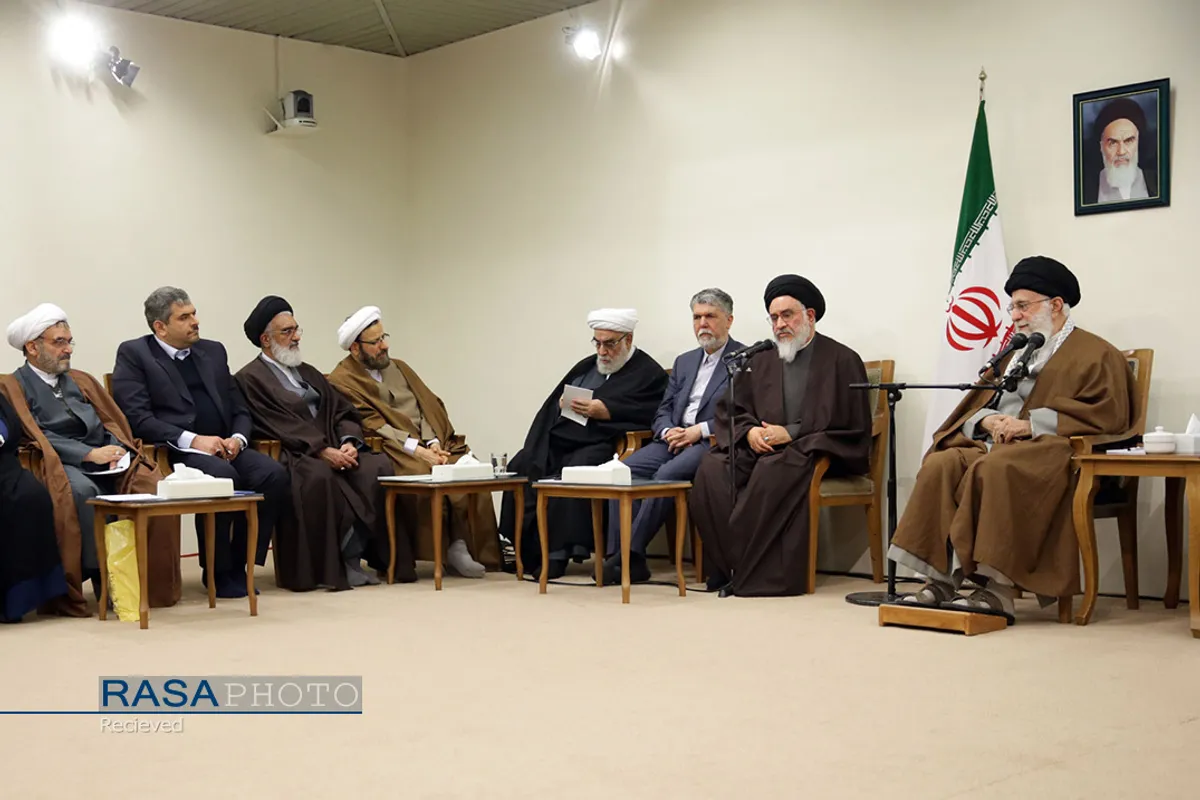 دیدار اعضای ستاد همایش نکوداشت مرحوم آیت الله محقق داماد