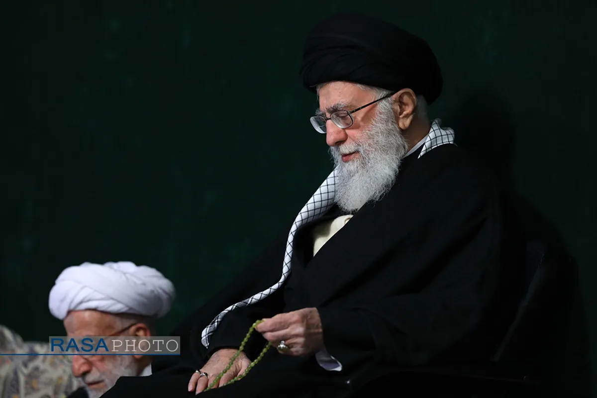 دومین شب عزاداری فاطمیه ۱۴۴۰ در حسینیه امام خمینی با حضور رهبر انقلاب