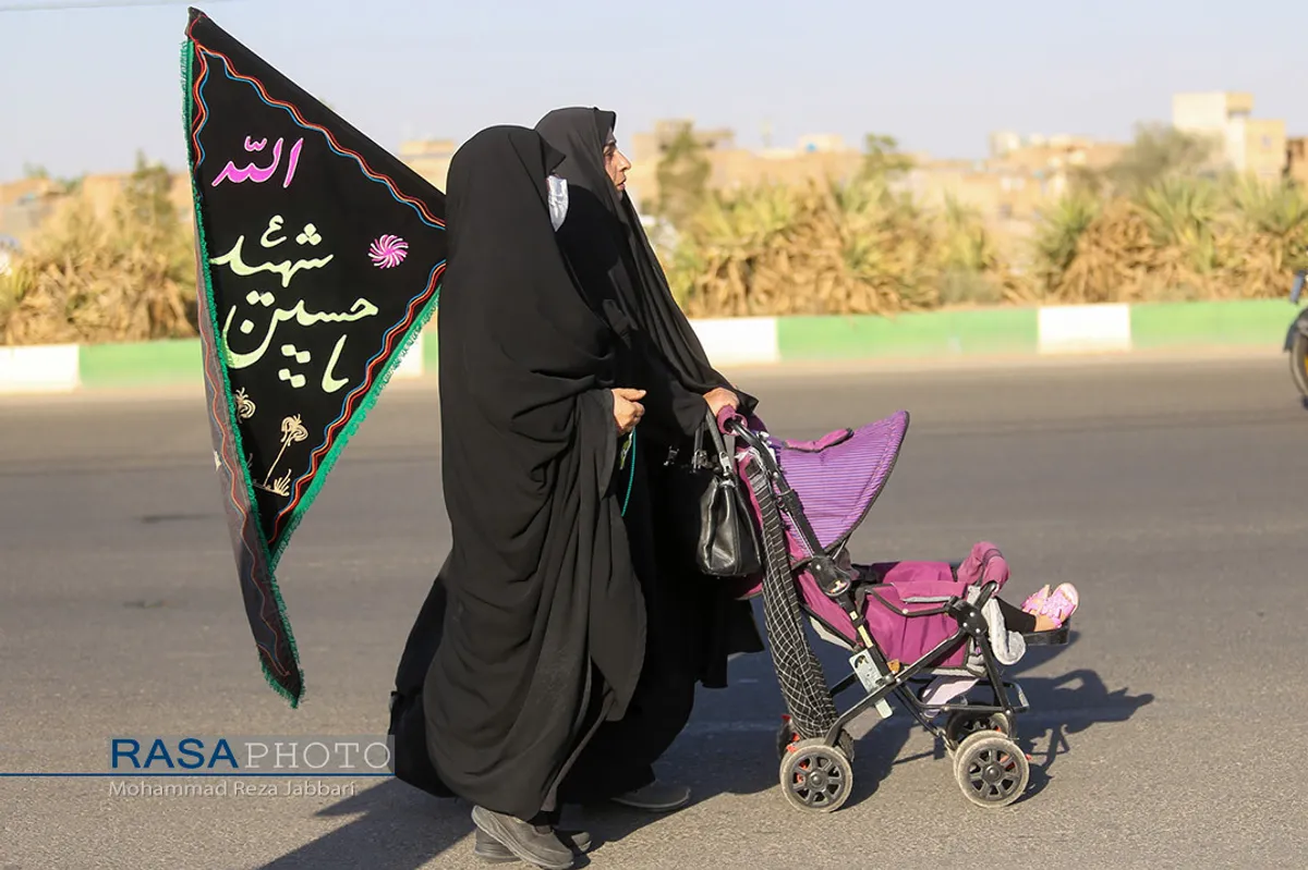 پیاده روی جاماندگان اربعین در قم