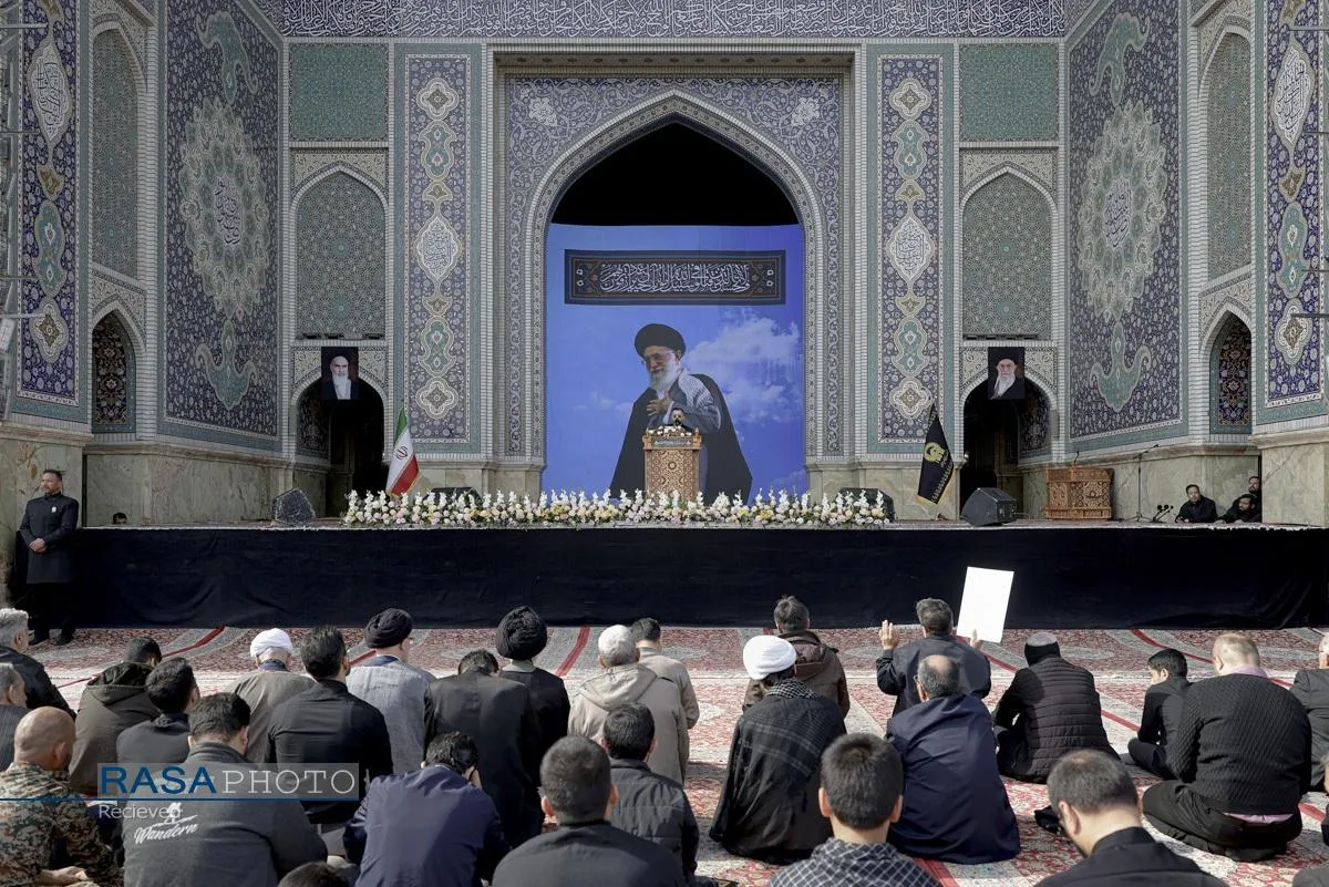 مجلس عزای شهادت رهبر معظم انقلاب (ره) در حرم مطهر رضوی