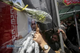تشییع پیکر پاک سرلشکر شهید حاج محمدحسن محققی در تهران