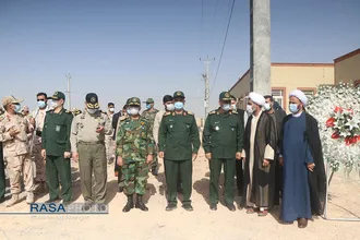 تشییع شهید ۱۷ ساله گمنام دفاع مقدس در مرزبانی خوزستان