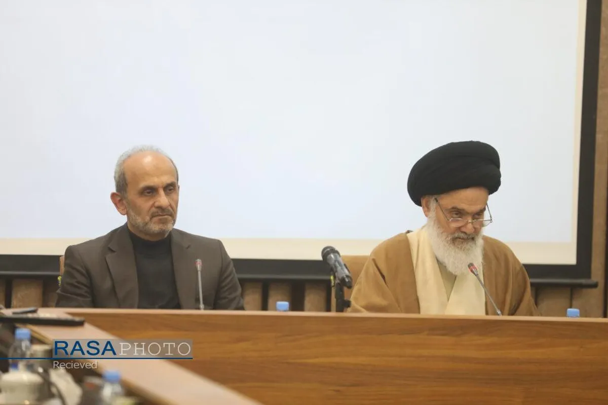 جلسه جامعه مدرسین حوزه علمیه با حضور جبلی رئیس رسانه ملی