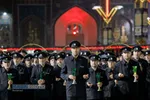 آیین خطبه&zwnj;خوانی شب شهادت امام رضا (ع) در حرم مطهر رضوی