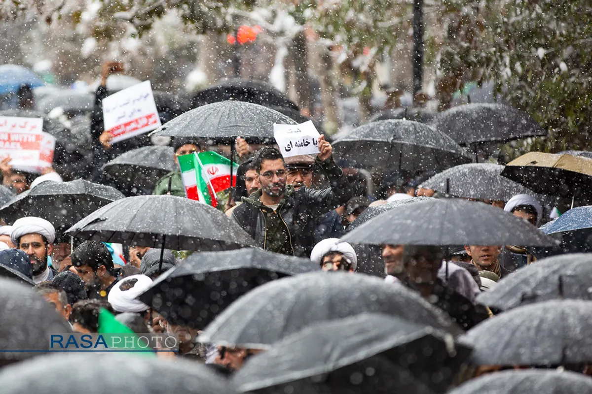 اجتماع مردمی دفاع از اقتدار و امنیت کشور در همدان