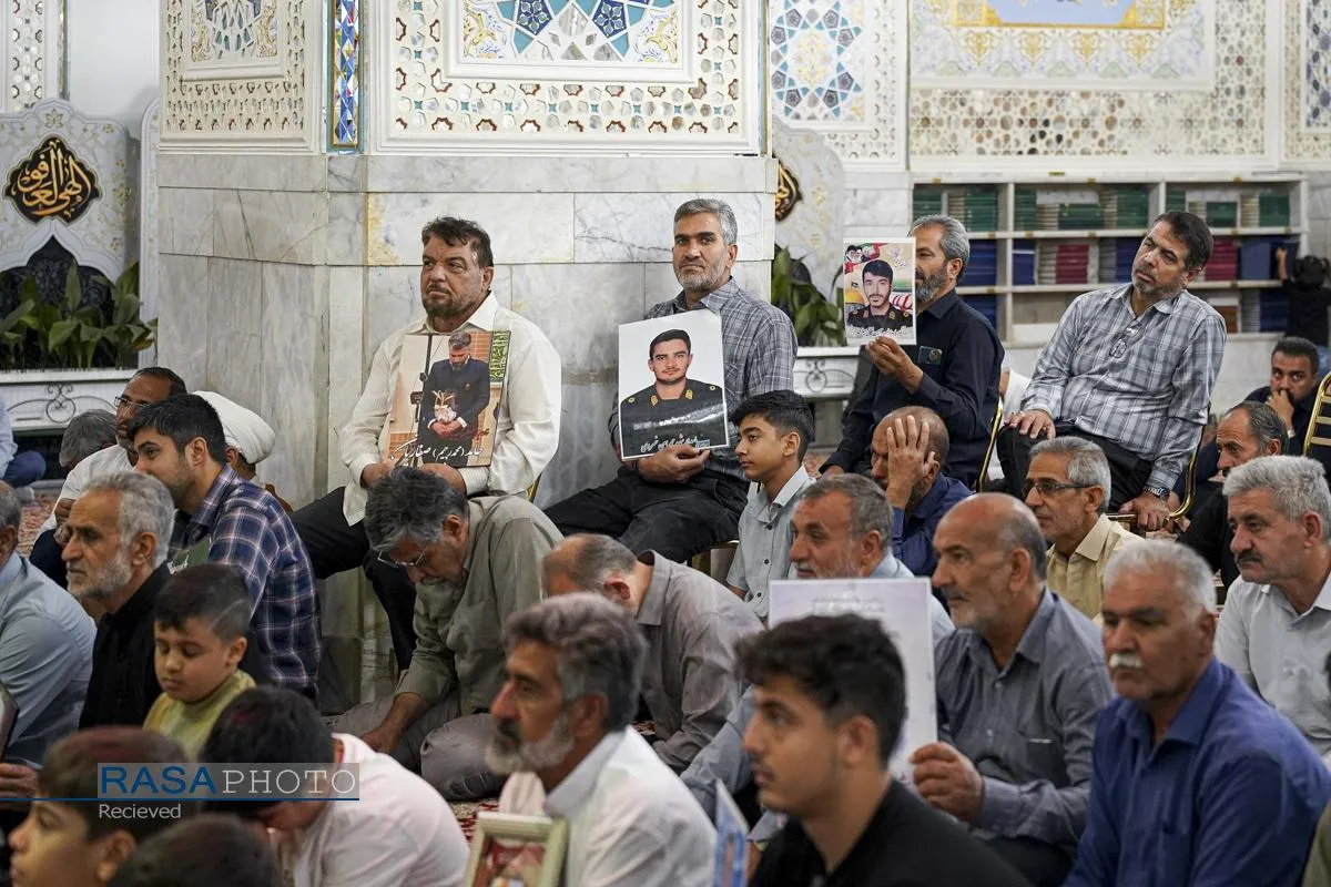 تشرف خانواده شهدای جنگ ۱۲ روزه به حرم امام رضا علیه&zwnj;السلام