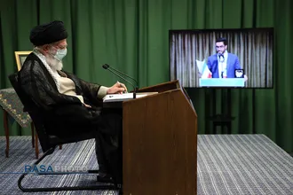 دیدار تصویری نمایندگان تشکل&zwnj;های دانشجویی با مقام معظم رهبری