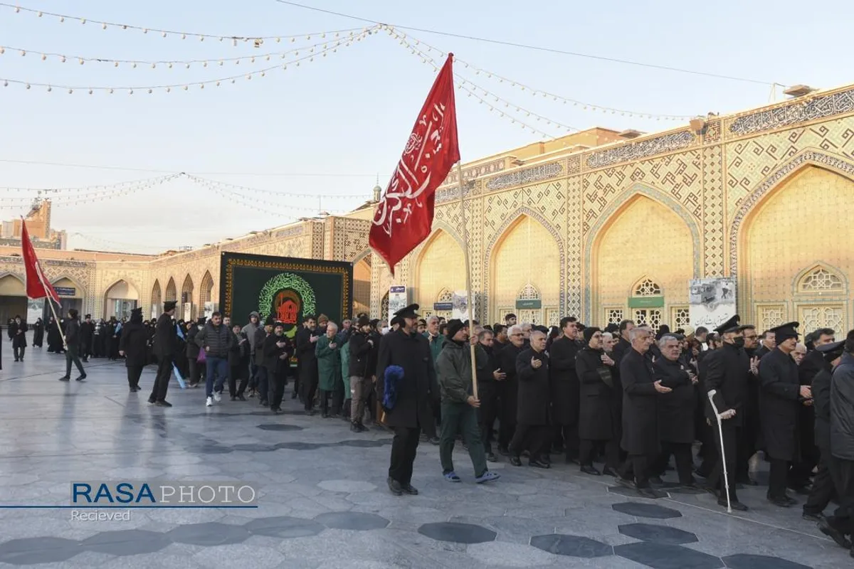 عزاداری روز شهادت حضرت امام موسی بن جعفر (علیه&zwnj;السلام) در حرم مطهر رضوی