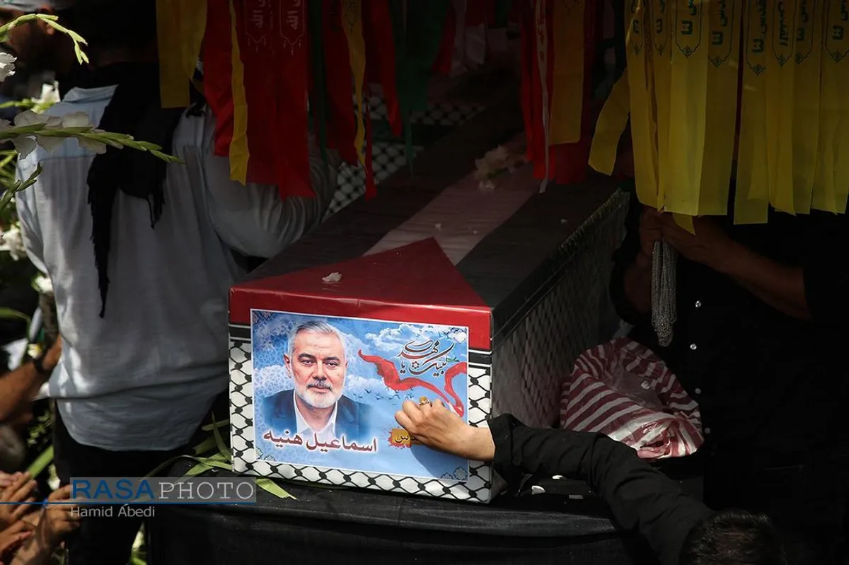 تشییع مجاهد مقاوم شهید اسماعیل هنیه در تهران
