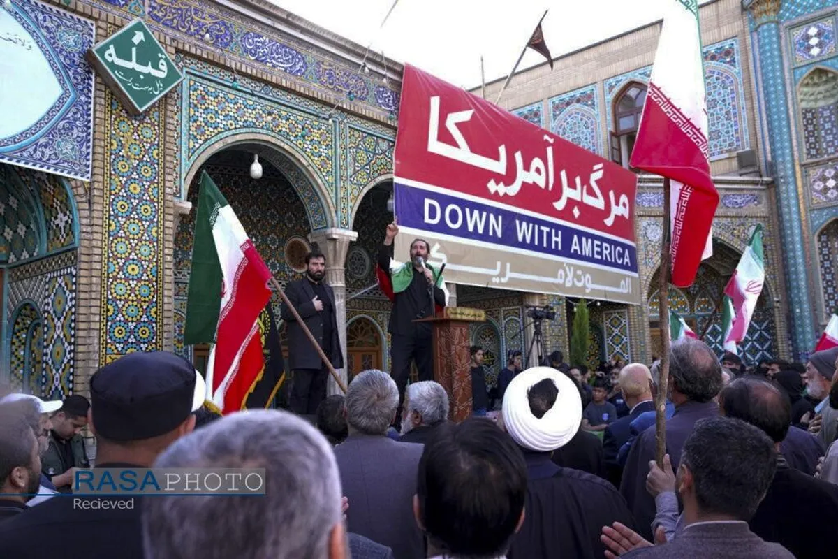تجمع مردم انقلابی قم در محکومیت تجاوز رژیم صهیونیستی و امریکا به کشور