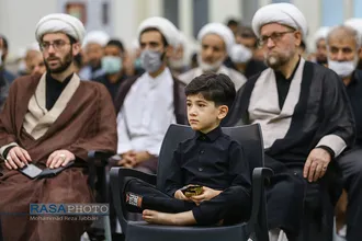 قم | عزاداری روز شهادت حضرت امام جعفر صادق (ع) در دفتر رهبر انقلاب