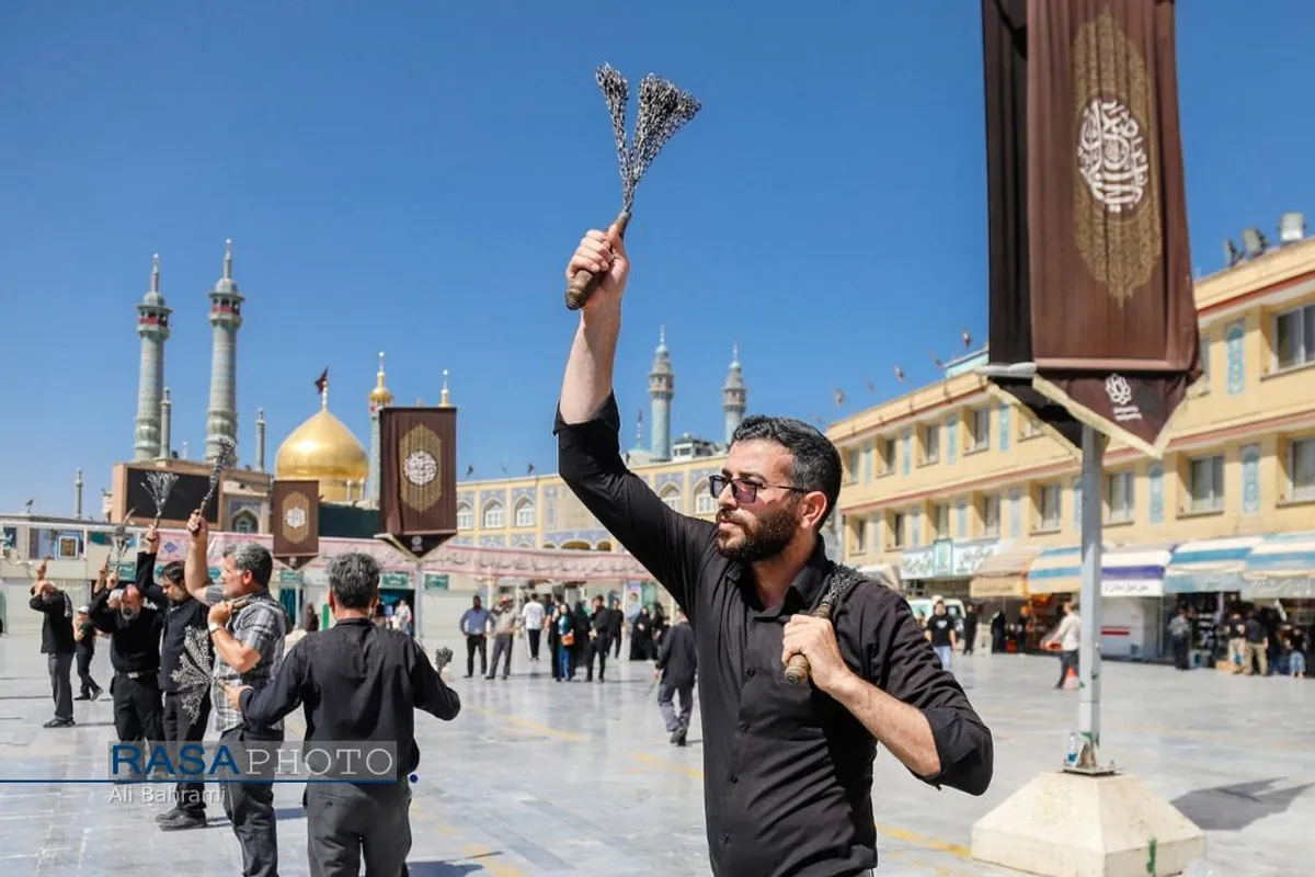 عزاداری روز شهادت حضرات پیامبر اعظم و امام حسن مجتبی (علیهما&zwnj;السلام) در قم