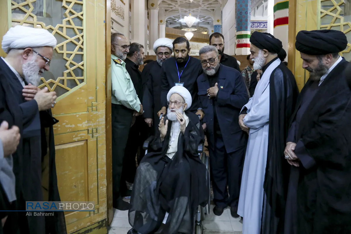 مراسم بزرگداشت چهلم تشییع و تدفین &laquo;آقای شهید ایران&raquo; در قم
