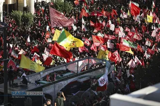 قیام خراسان در تشییع میلیونی رهبر شهید انقلاب اسلامی