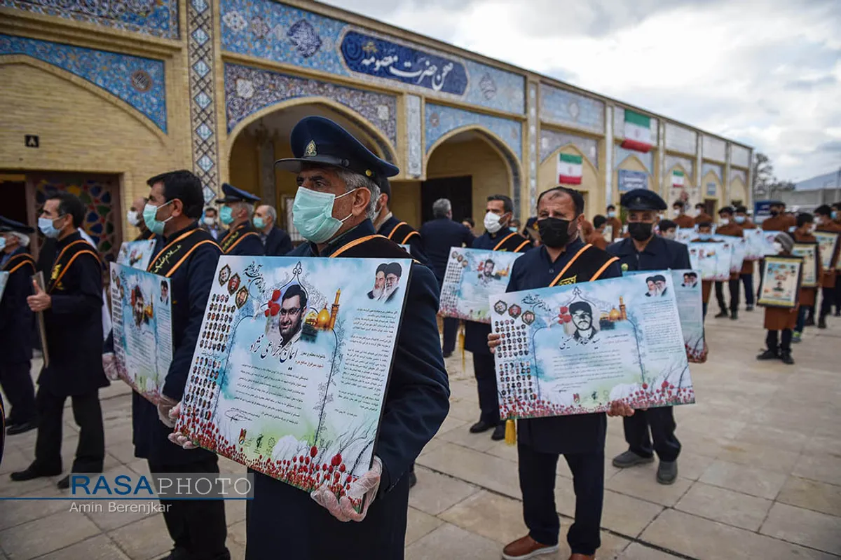 آیین گلاب شویی مضجع شریف حضرت احمدبن موسی الکاظم (ع) &lrm;&lrm;