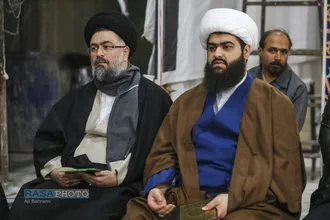 تشییع پیکر آیت الله سیدهادی حسینی سیستانی برادر حضرت آیت&zwnj;الله سید علی سیستانی