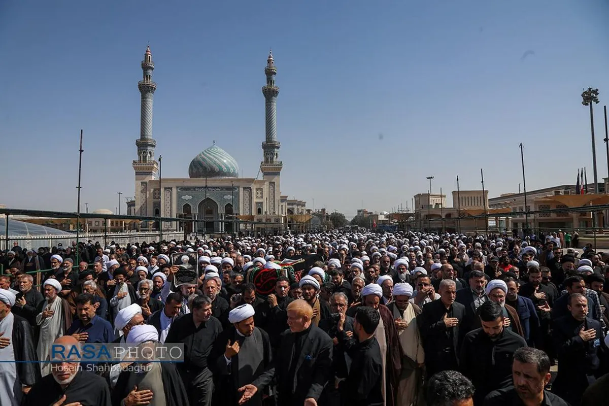تشییع آیت الله محفوظی در قم