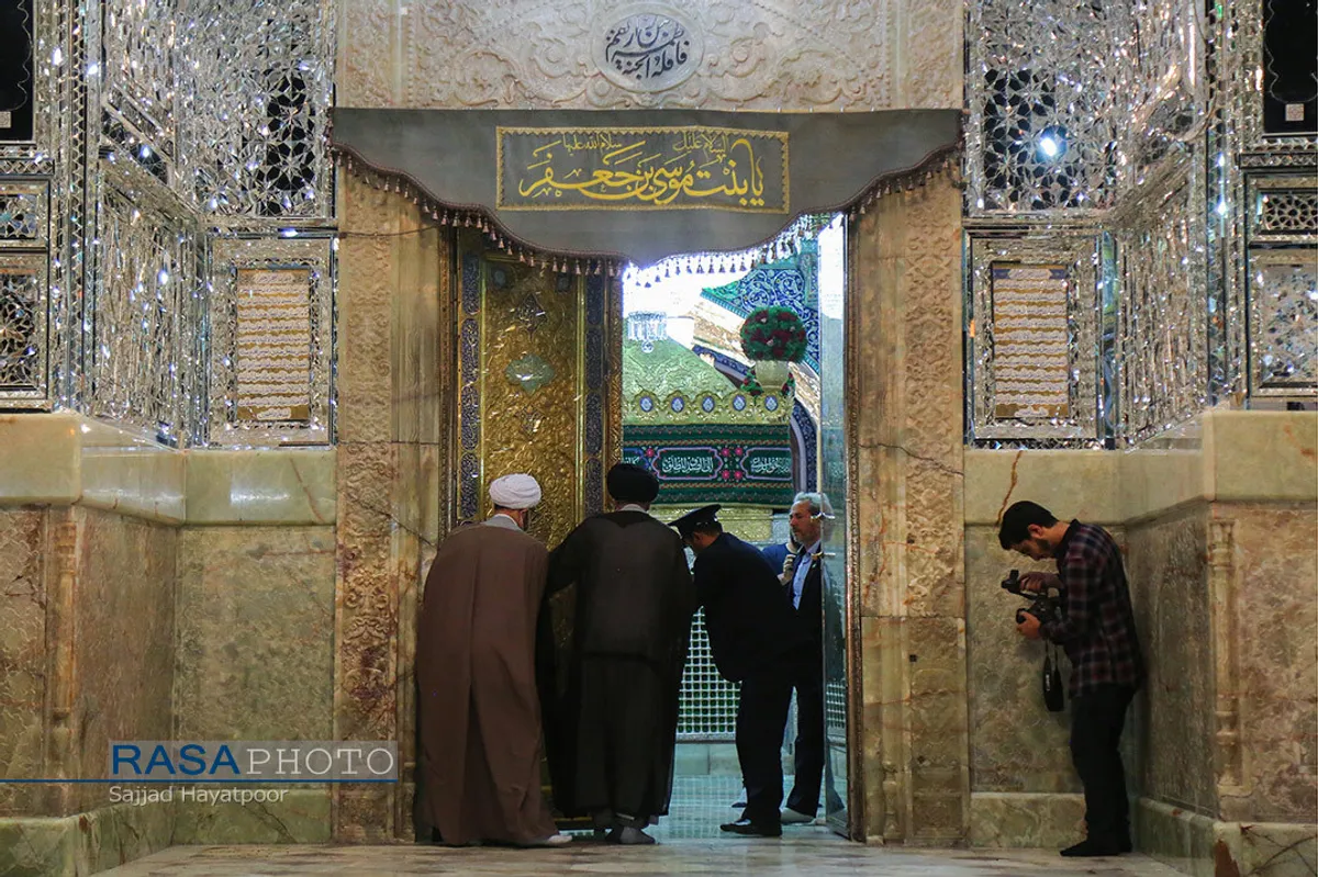 آیین خطبه خوانی در حرم کریمه اهلبیت (علیهم السلام)