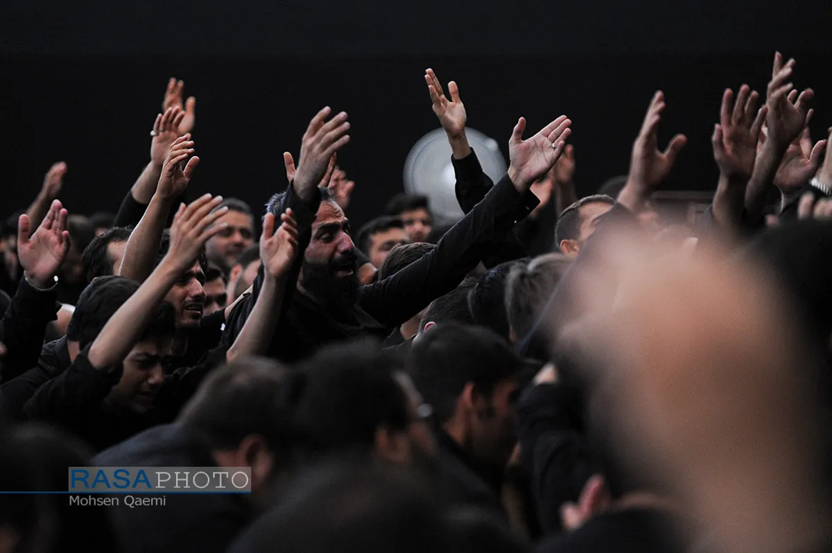 مراسم عزاداری هیئت کف العباس (ع) قم