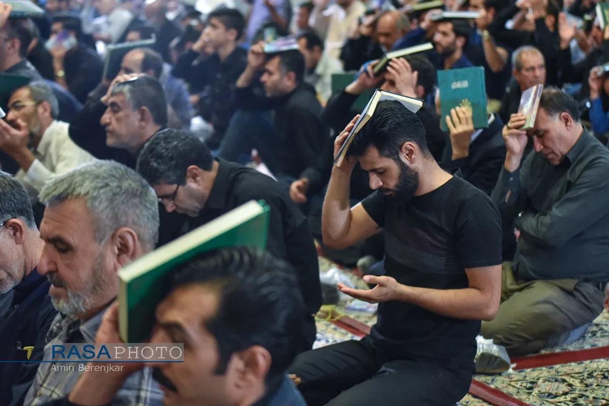 احیاء شب بیست و سوم ماه مبارک رمضان در حرم حضرت احمد بن موسی (ع) - شاهچراغ -در شیراز