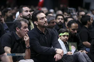 مراسم عزاداری شب عاشورای حسینی در جوار محل شهادت قائد شهید