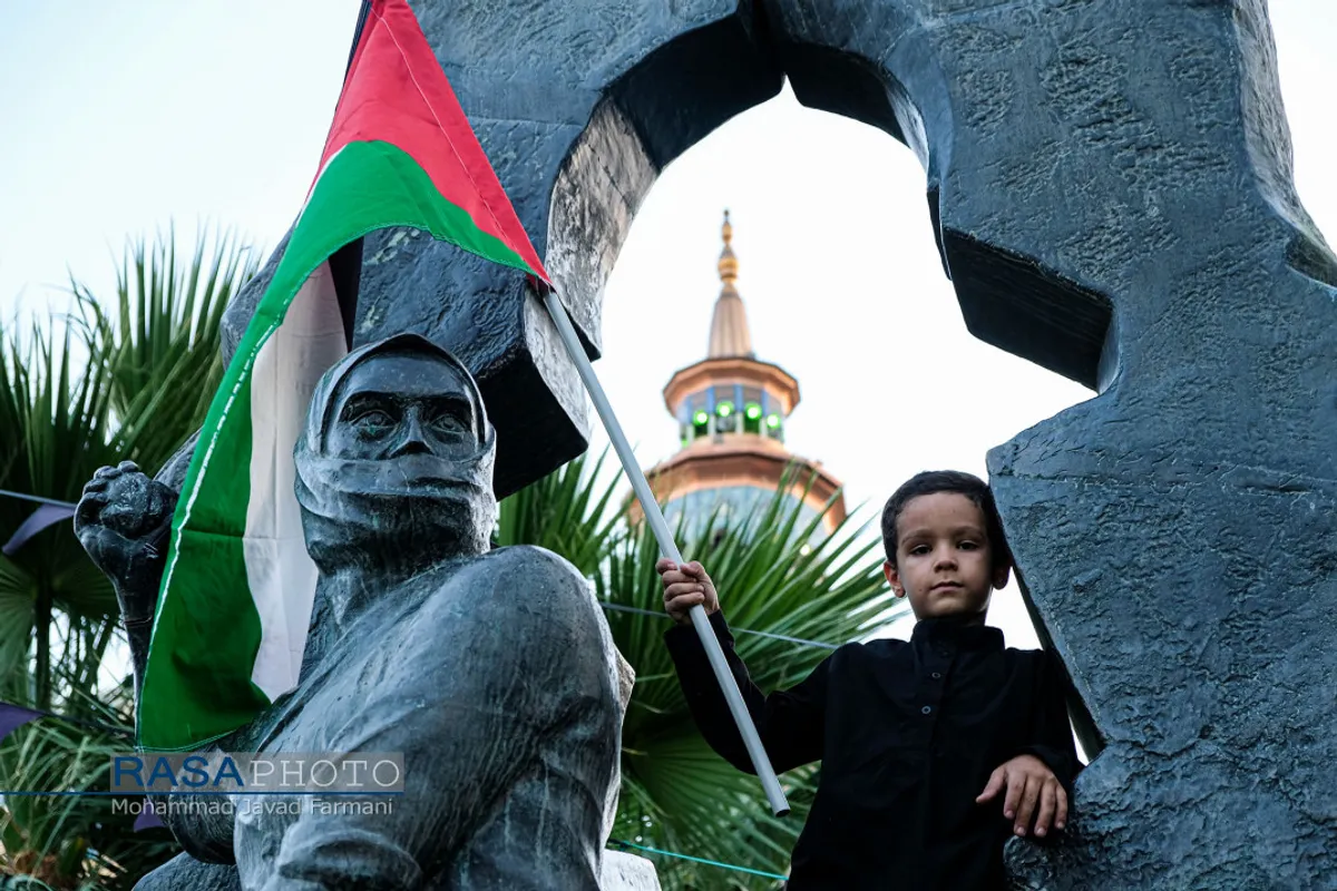 تجمع ضد صهیونیستی مردم تهران در میدان فلسطین