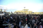 لحظه تحویل سال ۱۴۰۵ در حرم حضرت فاطمه معصومه (س)