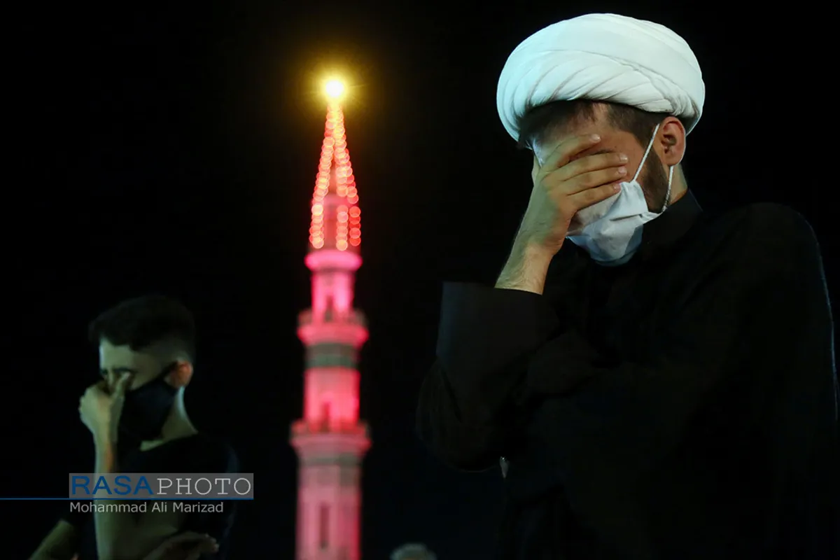عزاداری هیئت فاطمیون قم در مسجد مقدس جمکران