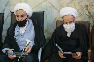 مراسم چهلم مرحوم آیت الله مجتهد شبستری در حرم کریمه اهل&zwnj;بیت (ع)