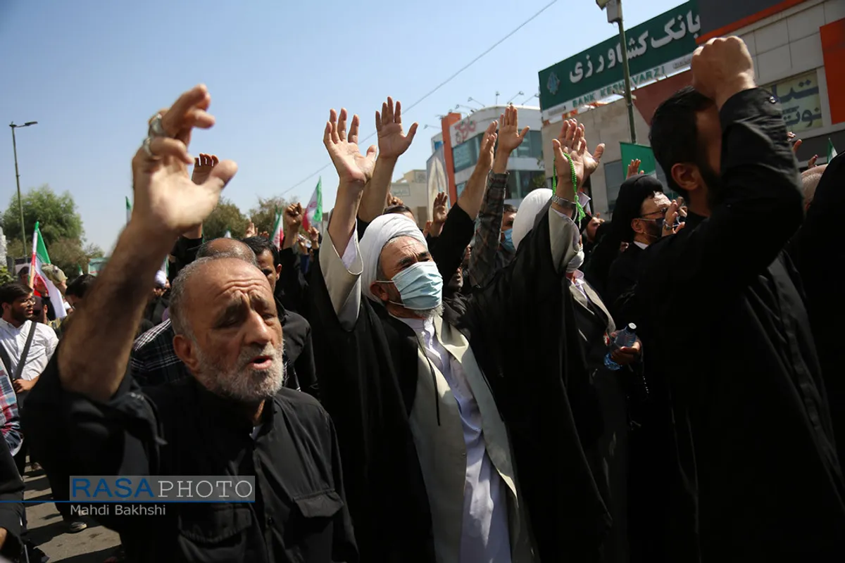 راهپیمایی "امت رسول الله&lrm;&lrm;" در قم