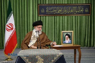 ارتباط تصویری نمایندگان تشکل&zwnj;های دانشجویی با مقام معظم رهبری
