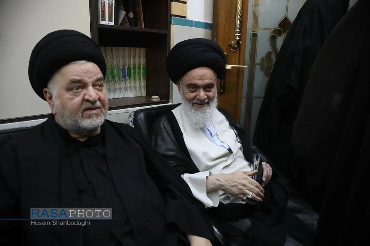 مراسم ختم همسر آیت الله شبیری زنجانی