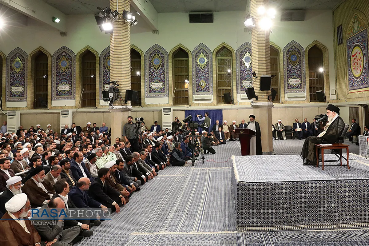 دیدار دست اندرکاران و کارگزاران حج با مقام معظم رهبری
