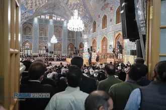 سخنرانی رهبر انقلاب در اجتماع عظیم زائران و مجاوران حرم مطهر رضوی (علیه&zwnj;السلام)