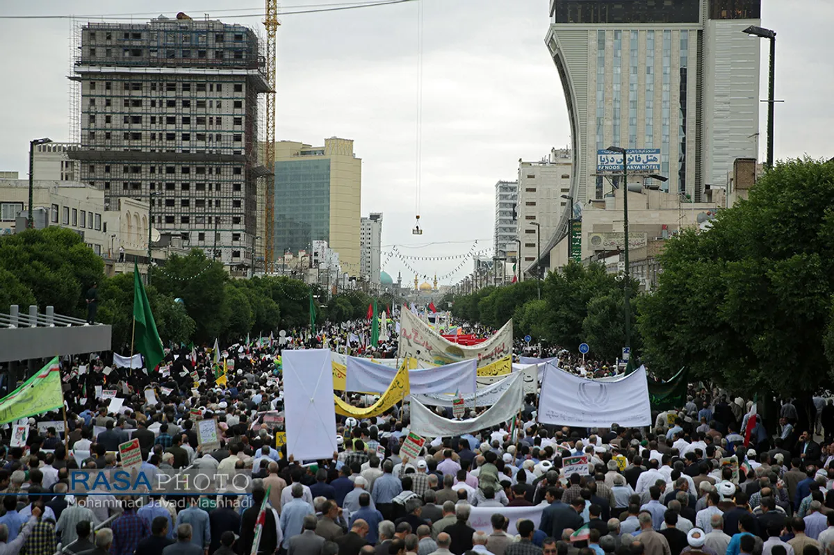 به سوی قدس | راهپیمایی روز جهانی قدس در مشهد