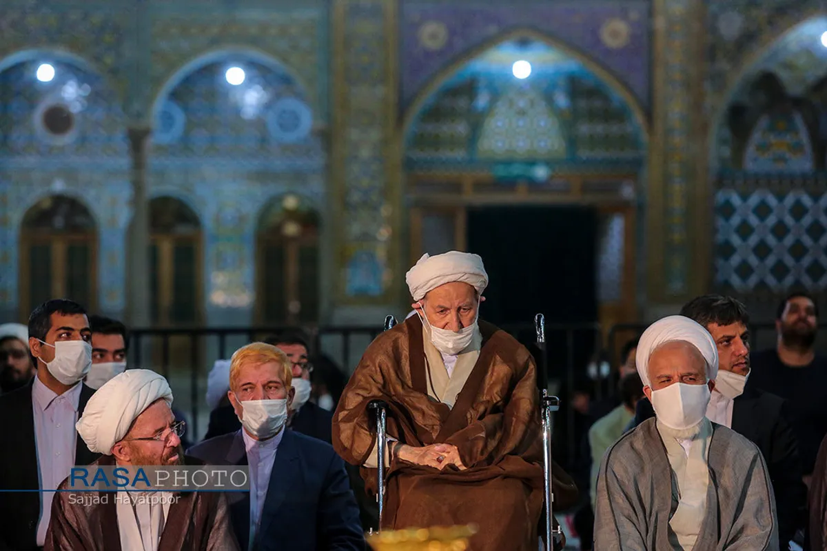 آیین خطبه خوانی در حرم کریمه اهلبیت (علیهم السلام)