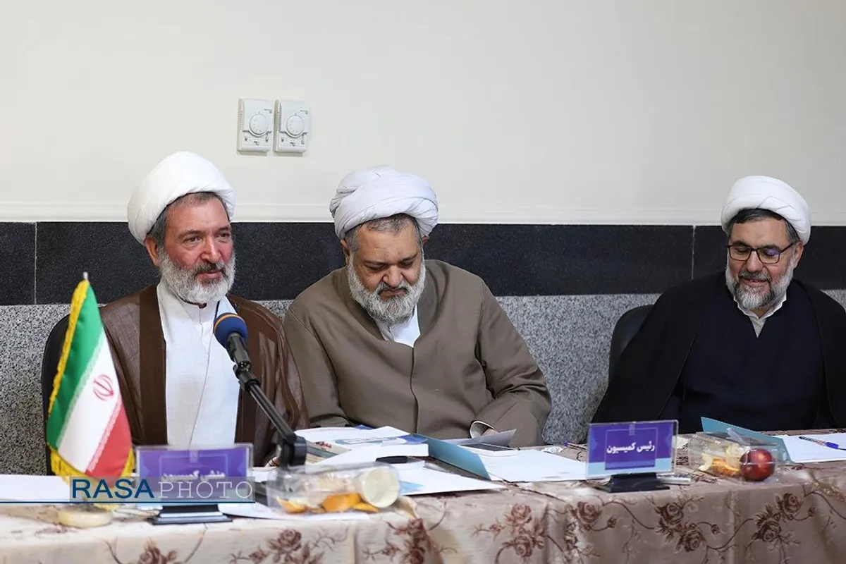 افتتاحییه کمیسیون&zwnj;های سیزدهمین اجلاسیه جامعه مدرسین حوزه علمیه با علما بلاد