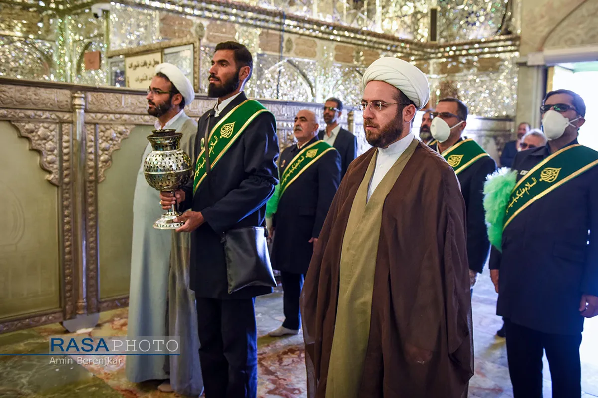 مراسم شکرانه بازگشایی حرم مطهر احمد بن موسی (ع) در شیراز&lrm;