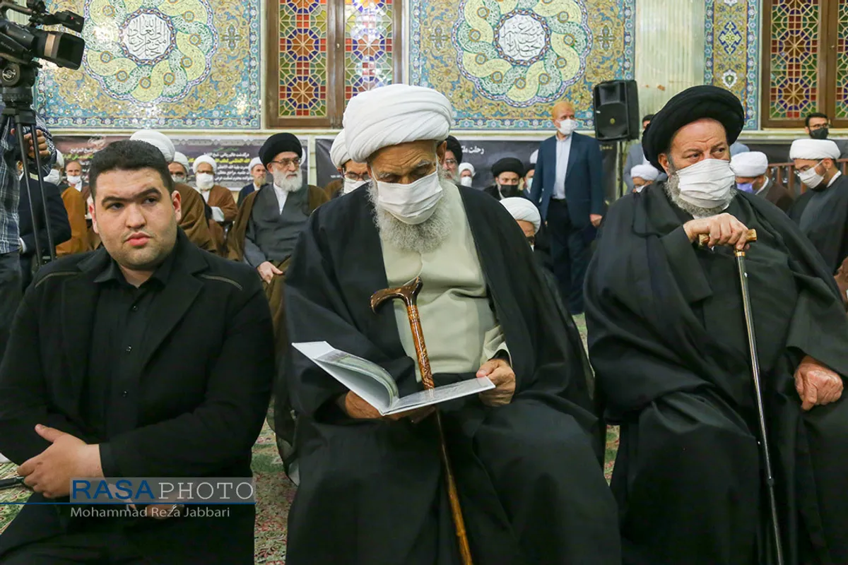 مراسم چهلمین روز ارتحال مرجع بصیر حضرت آیت الله صافی گلپایگانی